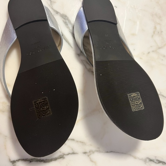 Jimmy choo flip flop silver leather 38 - Picture 3 of 3